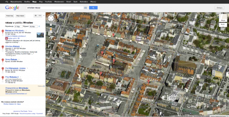 Wrocław - mapa izometryczna.